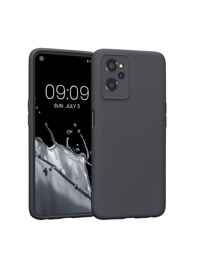 Protective  Cover For Realme 9i , Slim Fit Soft Back TPU Case Flexible Silicone Cover Compatible For Realme 9i - Black